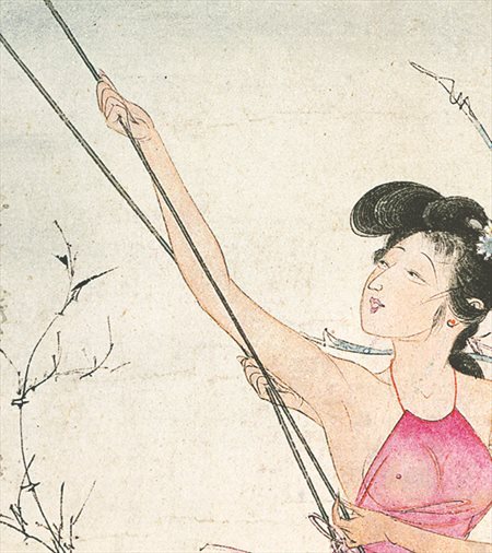 萨嘎县-胡也佛的仕女画和最知名的金瓶梅秘戏图